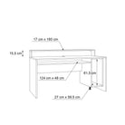 Tezaur Gaming Desk With LED Lighting In Matt Black & Orange - Price Crash Furniture