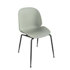 COSMOLIVING Aria Resin Dining Chair 4 pack in Light Sage Green - Price Crash Furniture