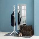 Bremen Hallway Coat and Hat Stand In White - Price Crash Furniture