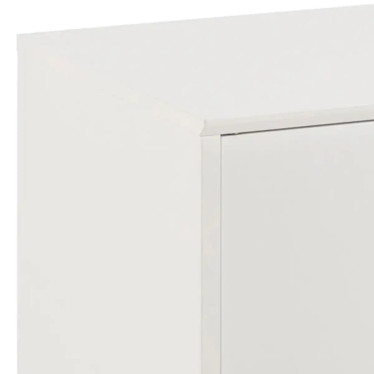 Mitra 2 Door Small Compact Sideboard In White - Price Crash Furniture