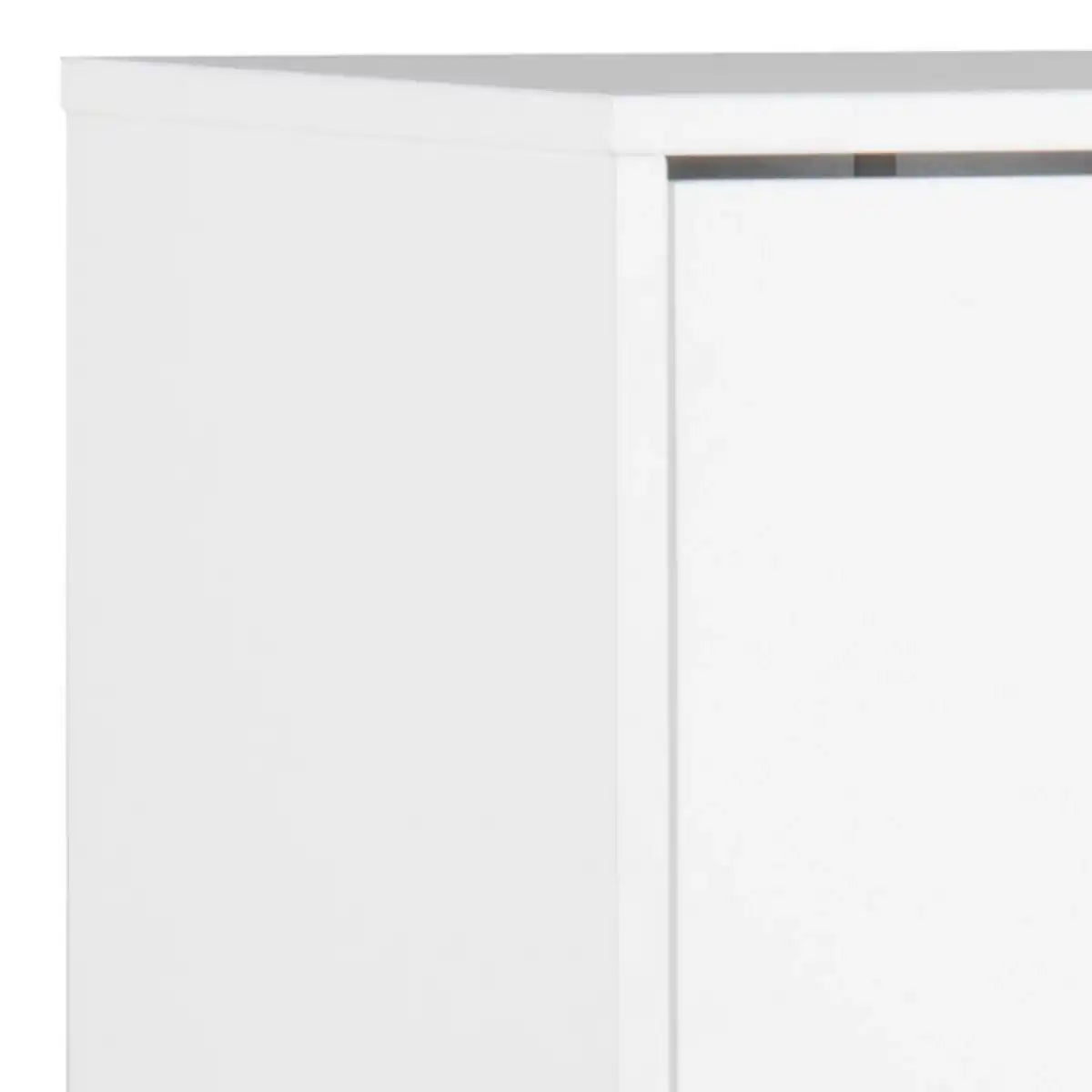 Mitra Shoe Cabinet 3 Flip Down Doors In White - Price Crash Furniture