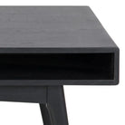 Marte Coffee Table With Open Shelf In Black - Price Crash Furniture