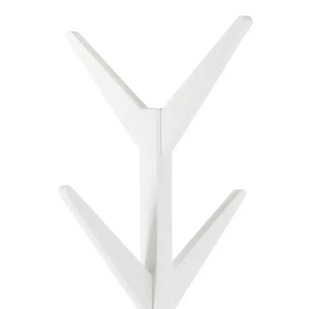 Ascot Modern Standing Coat Hanger In White - Price Crash Furniture