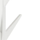 Ascot Modern Standing Coat Hanger In White - Price Crash Furniture