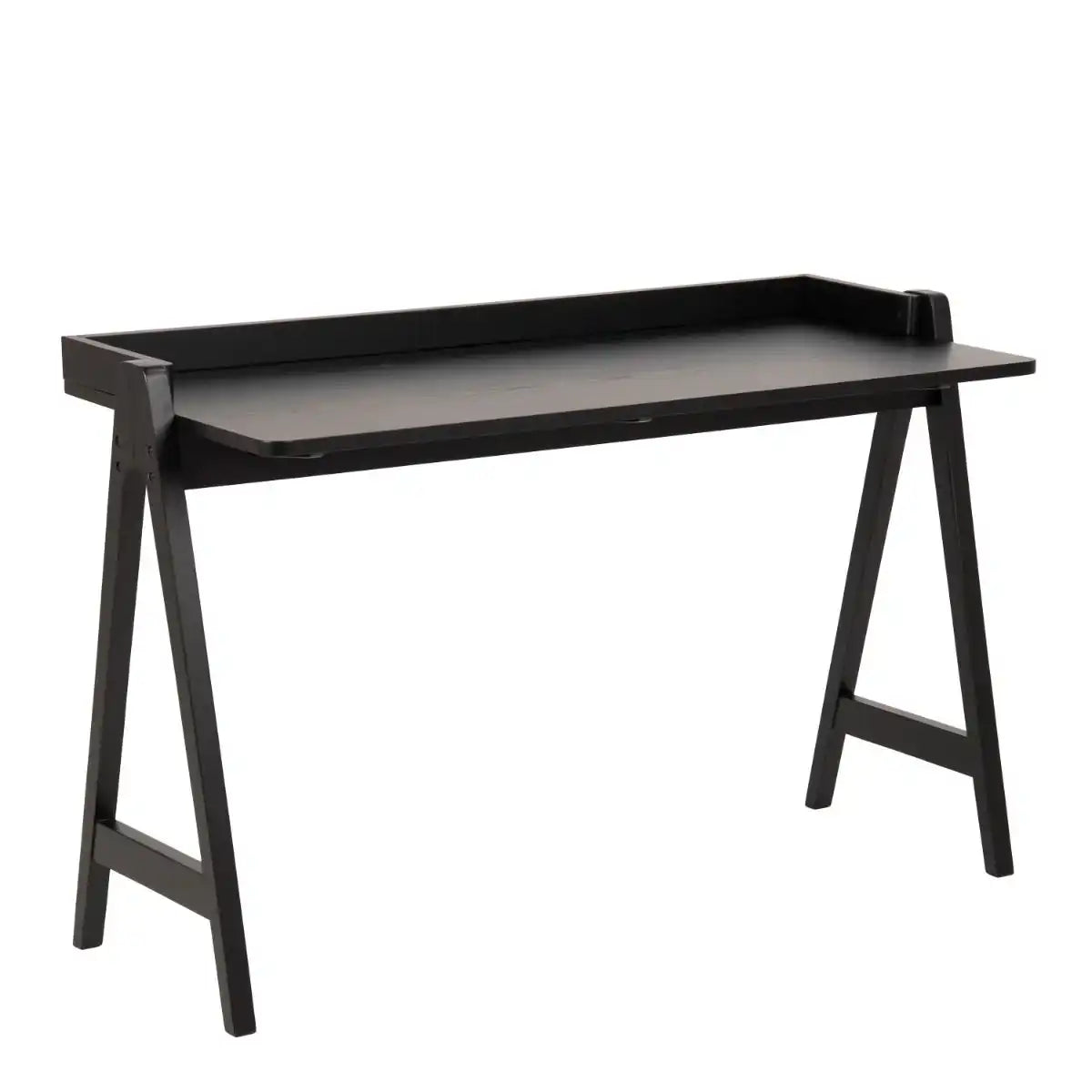 Miso Modern Office Desk In Black - Price Crash Furniture