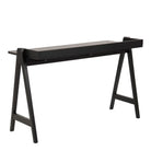 Miso Modern Office Desk In Black - Price Crash Furniture
