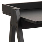Miso Modern Office Desk In Black - Price Crash Furniture