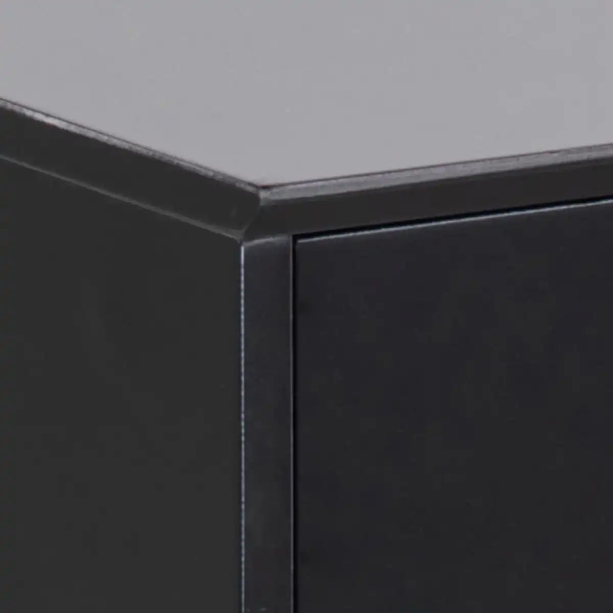 Mitra 1 Drawer Bedside Table In Black - Price Crash Furniture