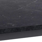 Amble Dining Table With Black Marble Effect Top & Black Legs - Price Crash Furniture