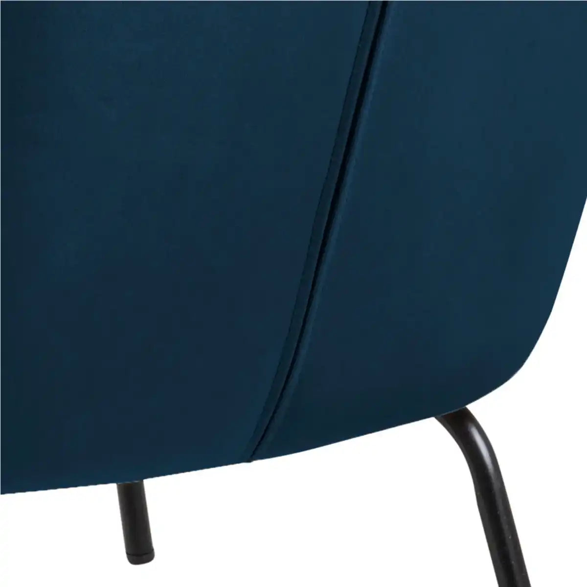 Melissa Lounge Accent Chair In Navy Blue - Price Crash Furniture