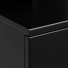 Ashlan Wall Mounted Floating Bedside Table With 1 Drawer In Black - Price Crash Furniture