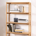 Braidwood Tall Bookcase With 4 Shelves In Oak - Price Crash Furniture