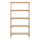 Braidwood Bookcase With 4 Shelves In White - Price Crash Furniture