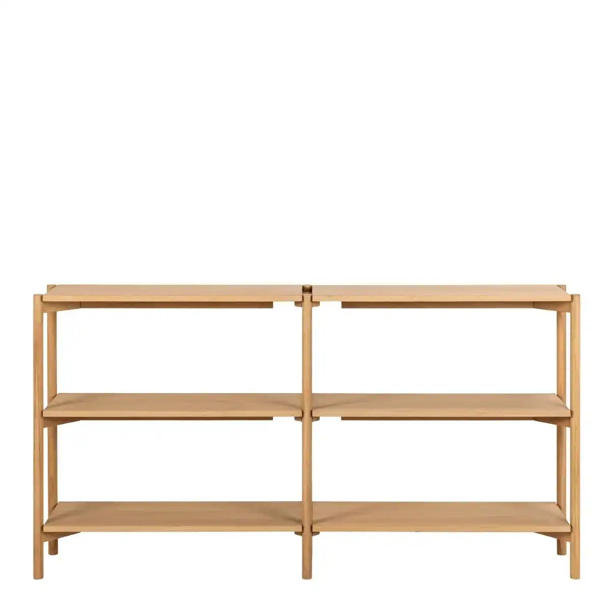 Braidwood Bookcase With 4 Shelves In Oak - Price Crash Furniture
