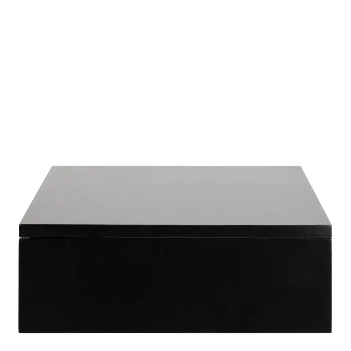 Avignon Floating Wall Mounted Square Bedside Table With 1 Drawer In Black - Price Crash Furniture