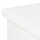 Avignon Floating Wall Mounted Square Bedside Table With 1 Drawer In White - Price Crash Furniture