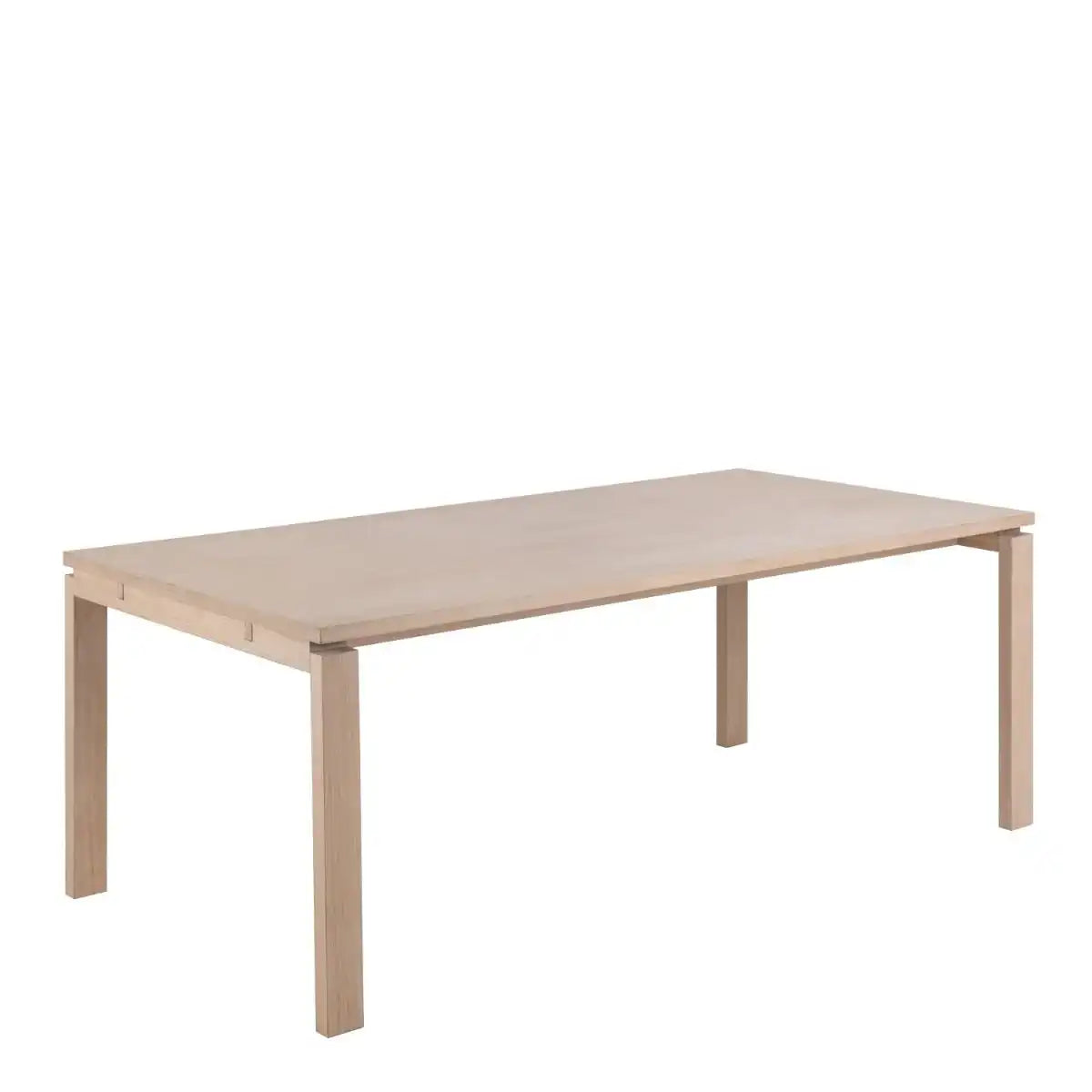Linley Dining Table In White Oak - Price Crash Furniture