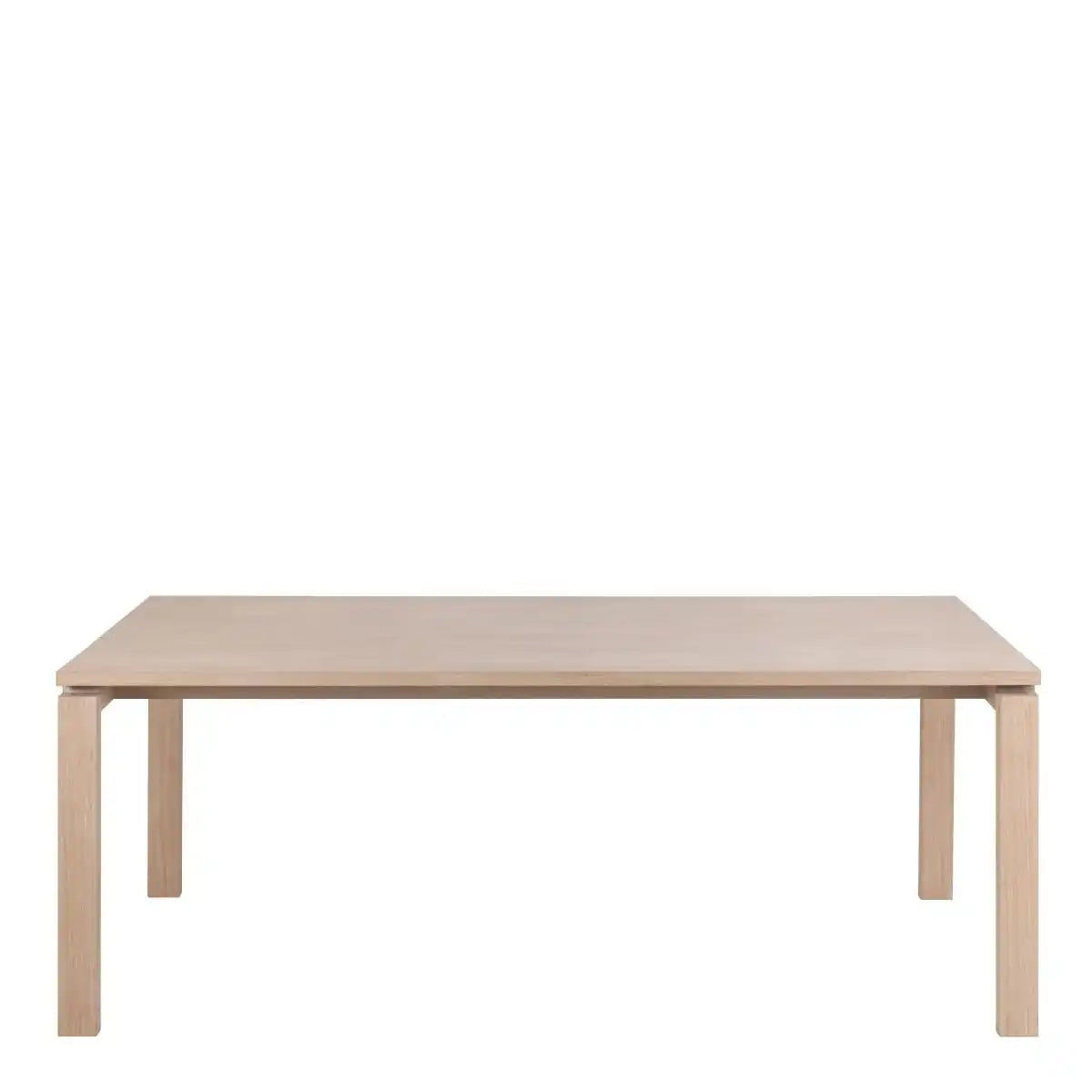 Linley Dining Table In White Oak - Price Crash Furniture