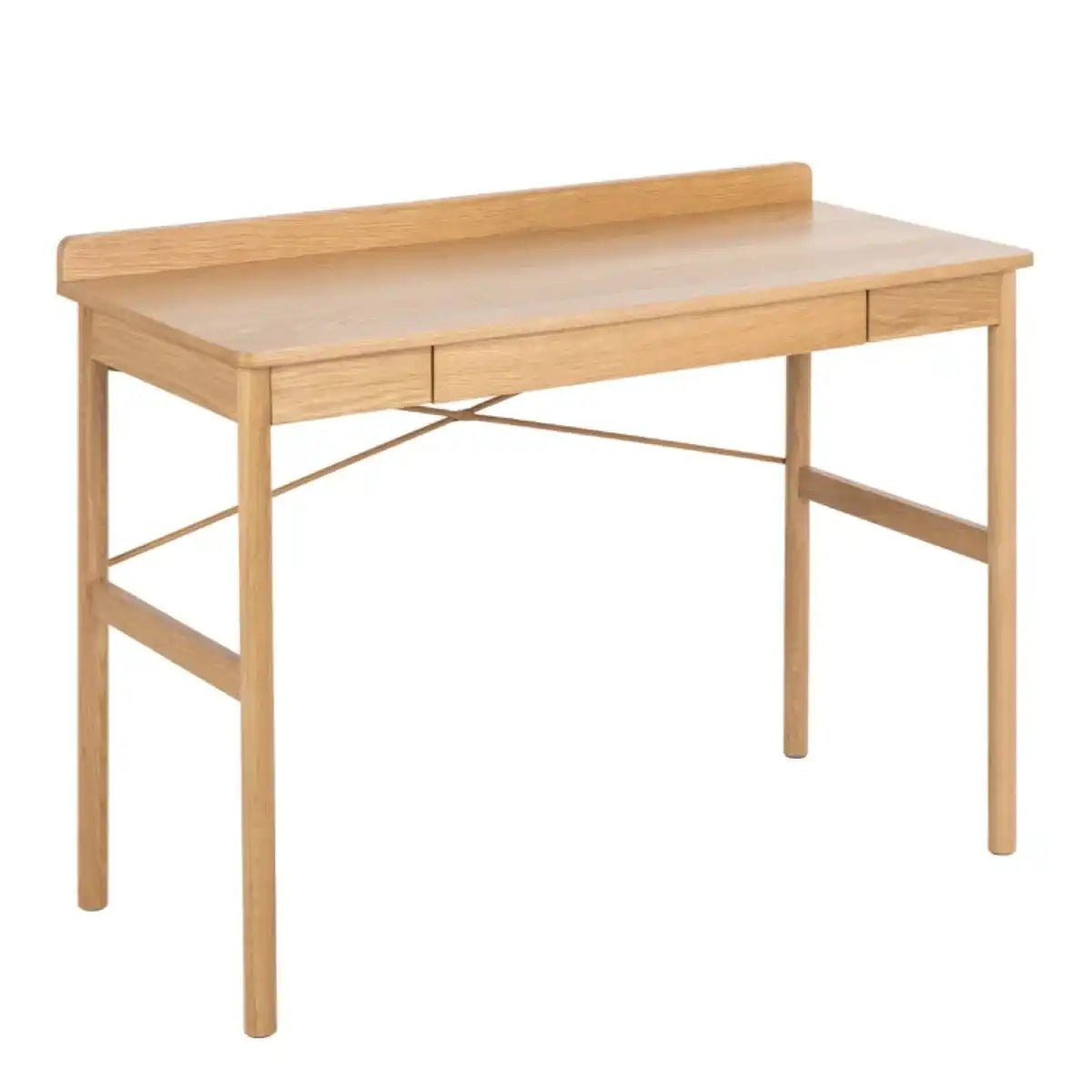 Paul Scandinavian Style Home Office Desk In Oak - Price Crash Furniture