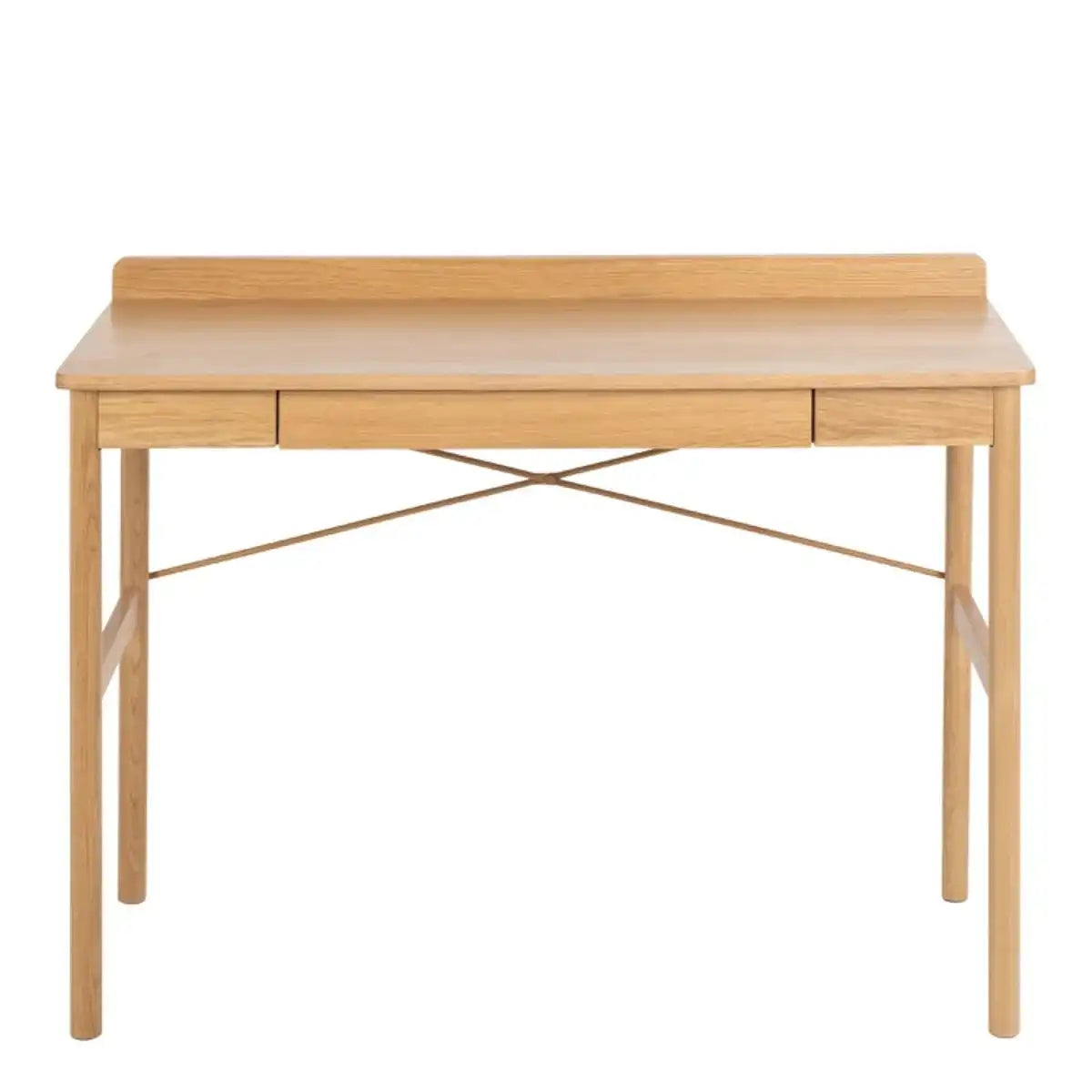 Paul Scandinavian Style Home Office Desk In Oak - Price Crash Furniture