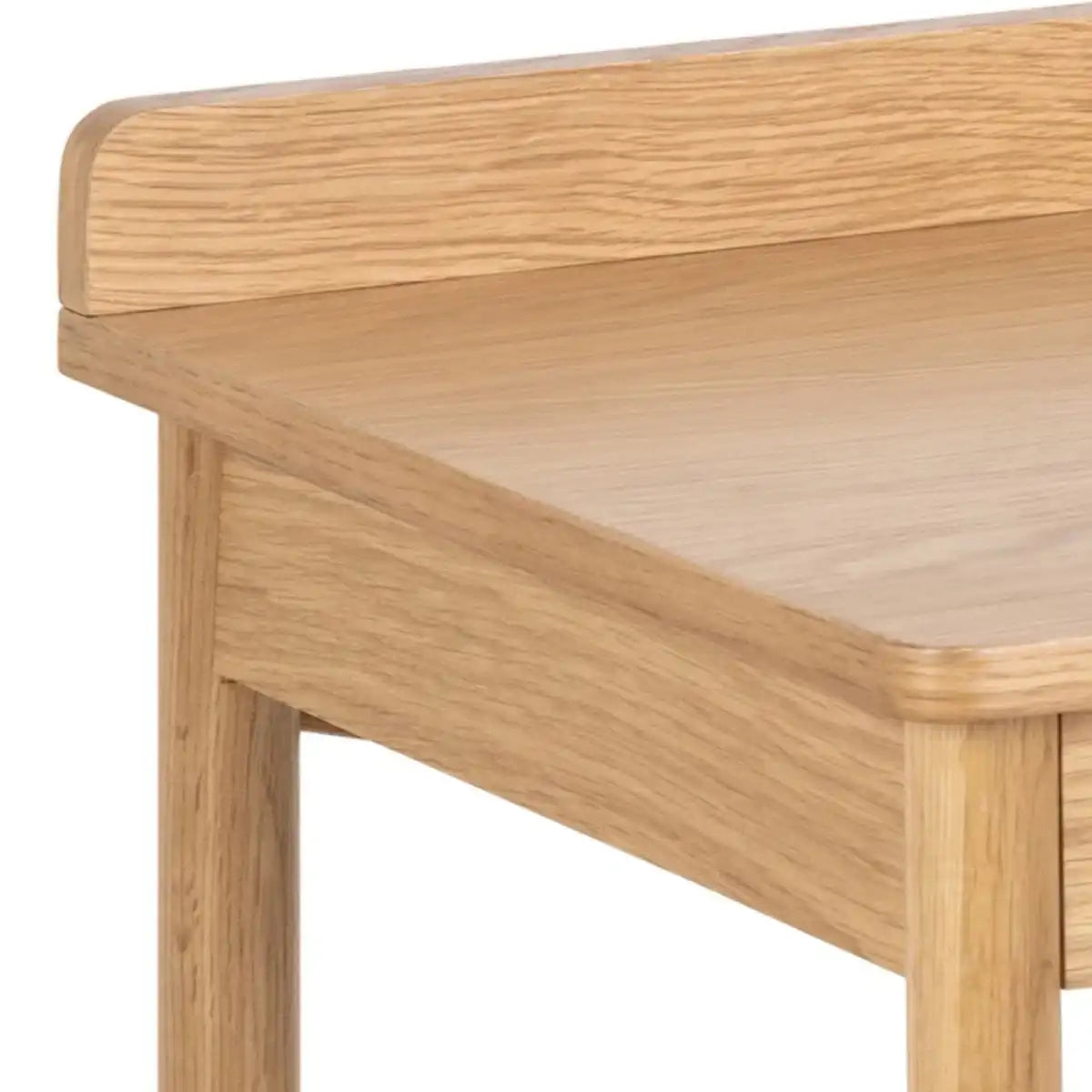 Paul Scandinavian Style Home Office Desk In Oak - Price Crash Furniture