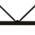 Bahamas Office Desk Black And Oak - Price Crash Furniture