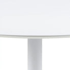Ibiza Round Dining Table With White Top And Base - Price Crash Furniture