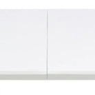 Belina 270cm Oval Dining Table In White & Oak Seats 8 - Price Crash Furniture