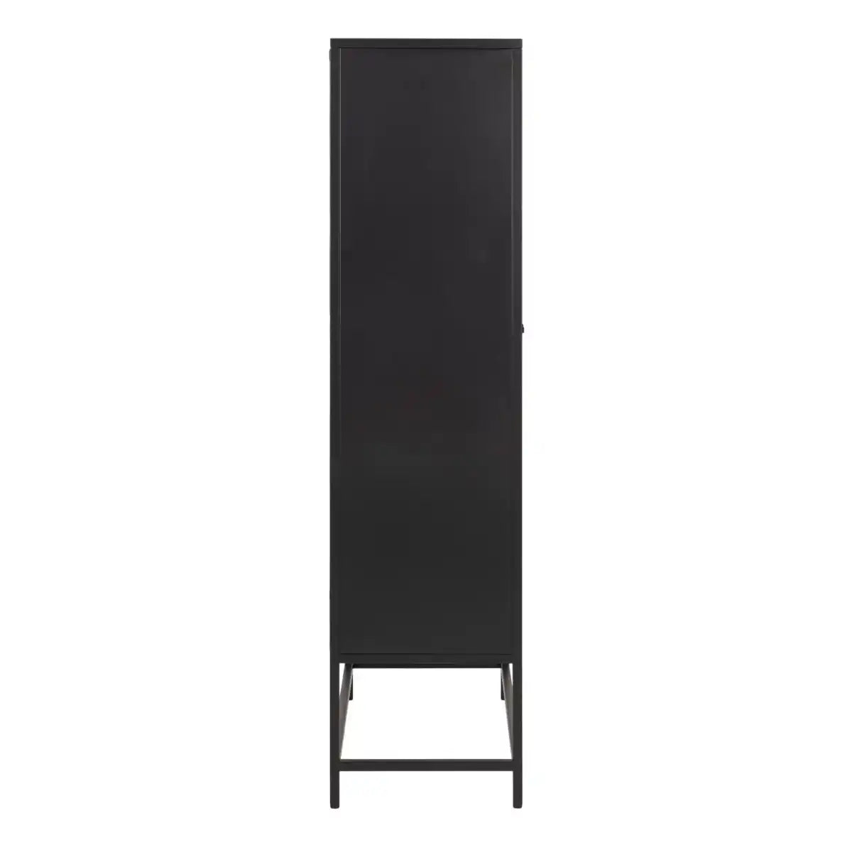 Newcastle 2 Door Cabinet In Matt Black - Price Crash Furniture