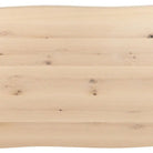 Malika Large 8 Seat Dining Table In White Oak & Black - Price Crash Furniture