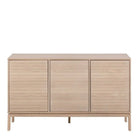 Linley 3 Door Sideboard In White Oak - Price Crash Furniture