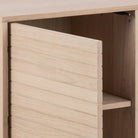 Linley 3 Door Sideboard In White Oak - Price Crash Furniture