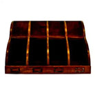 Mango Wood 8 Section Desktop Organiser - Price Crash Furniture