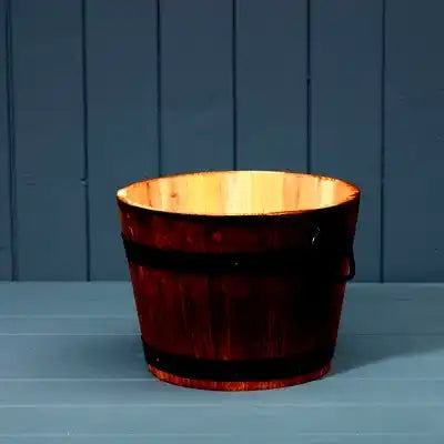 Burntwood Barrel (24cm) - Price Crash Furniture