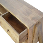 ArtHaus Collection V-Shaped Nordic Style 2 Drawer Media Unit - Price Crash Furniture