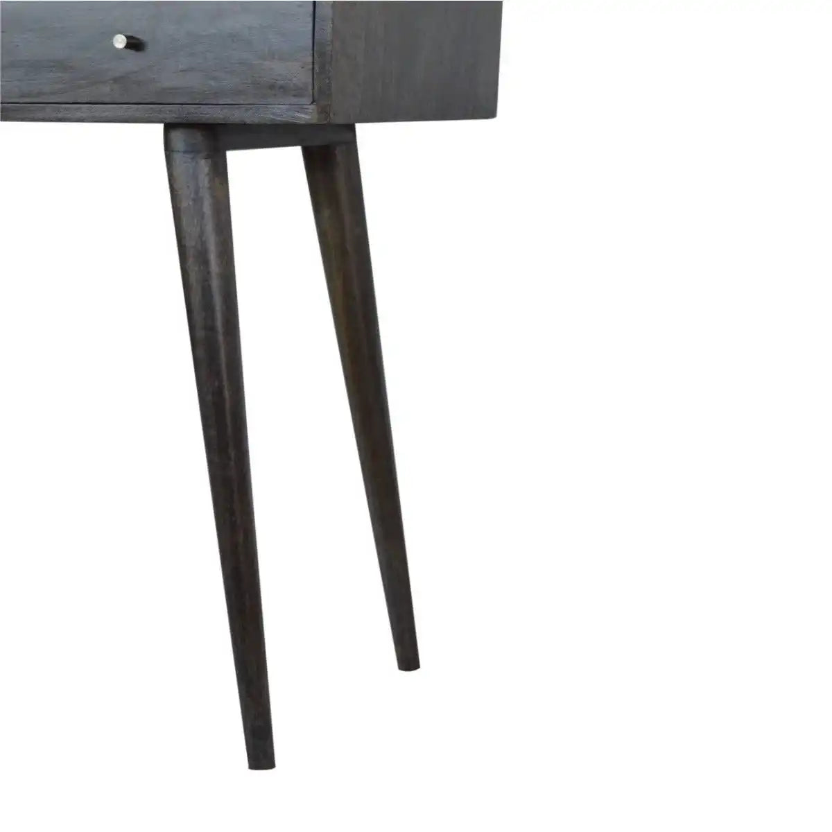 Ash Black 3 Drawer Hallway Console Table - Price Crash Furniture