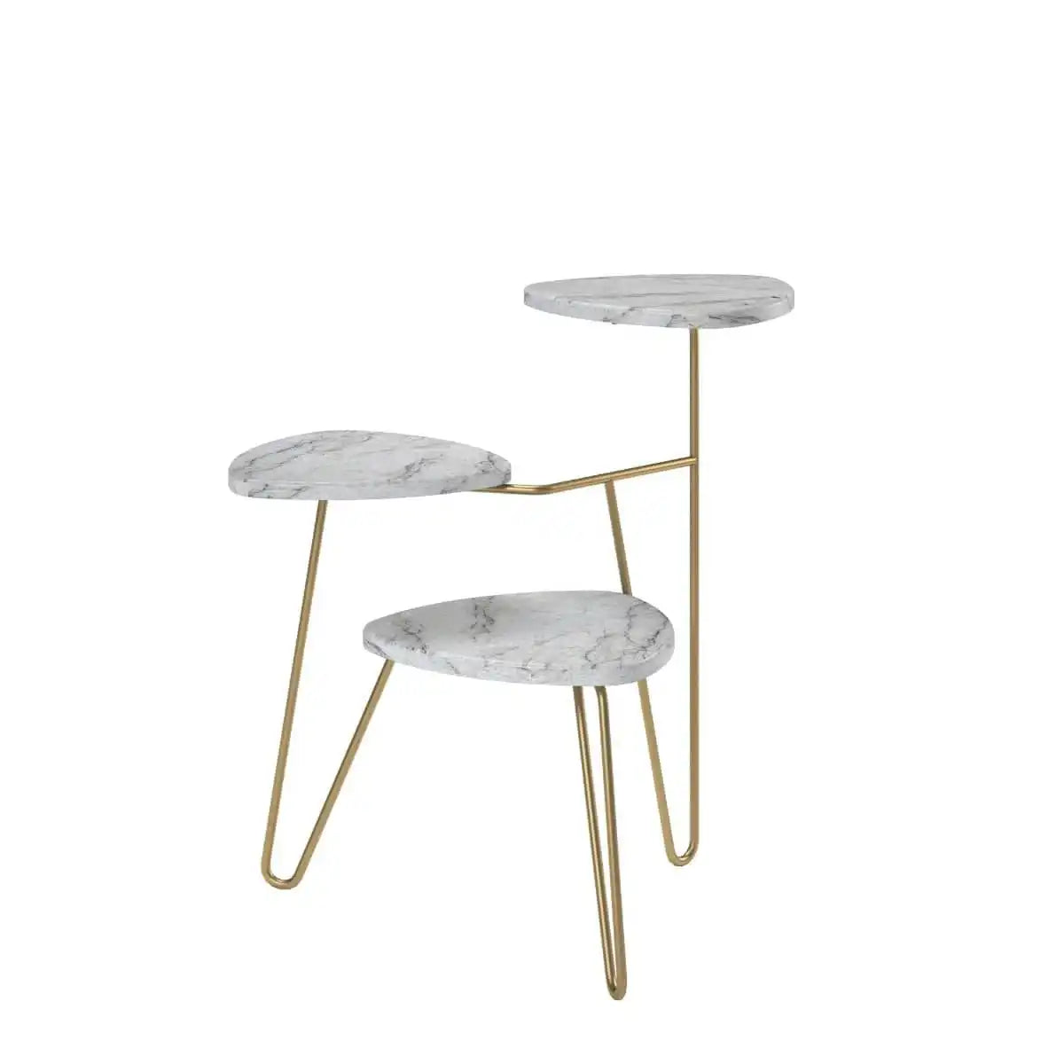 Athena Plant Stand in White by Dorel Novogratz - Price Crash Furniture