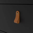 Barcelona Shaker Style 3 Drawer Chest of Drawers in Matt Black - Price Crash Furniture