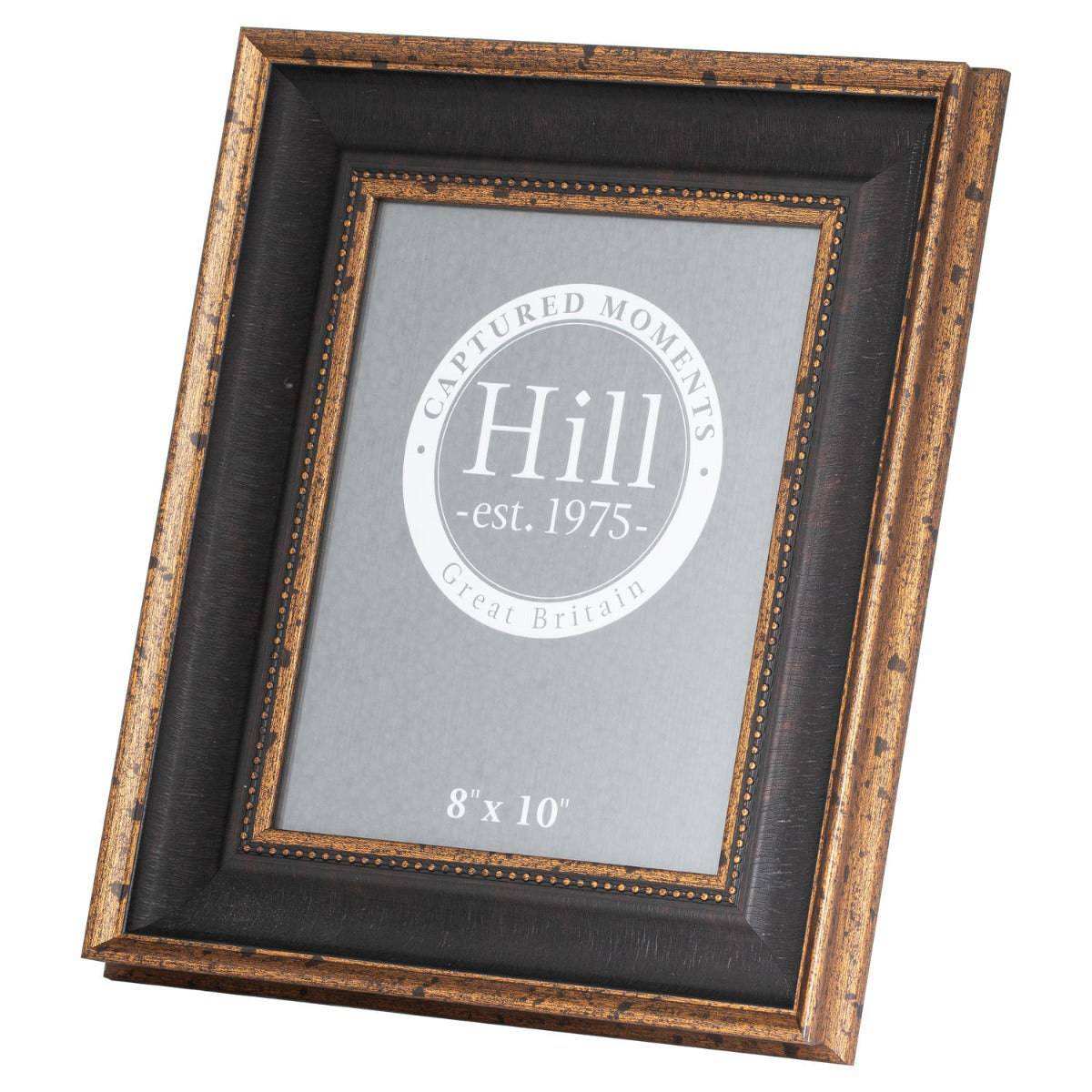 Black And Antique Gold Beaded 8X10 Photo Frame - Price Crash Furniture