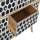 Bone Inlay Chest of Drawers Unit - Price Crash Furniture
