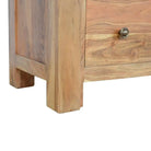 Boston 4 Drawer Mango Wood Chest of Drawers - Price Crash Furniture