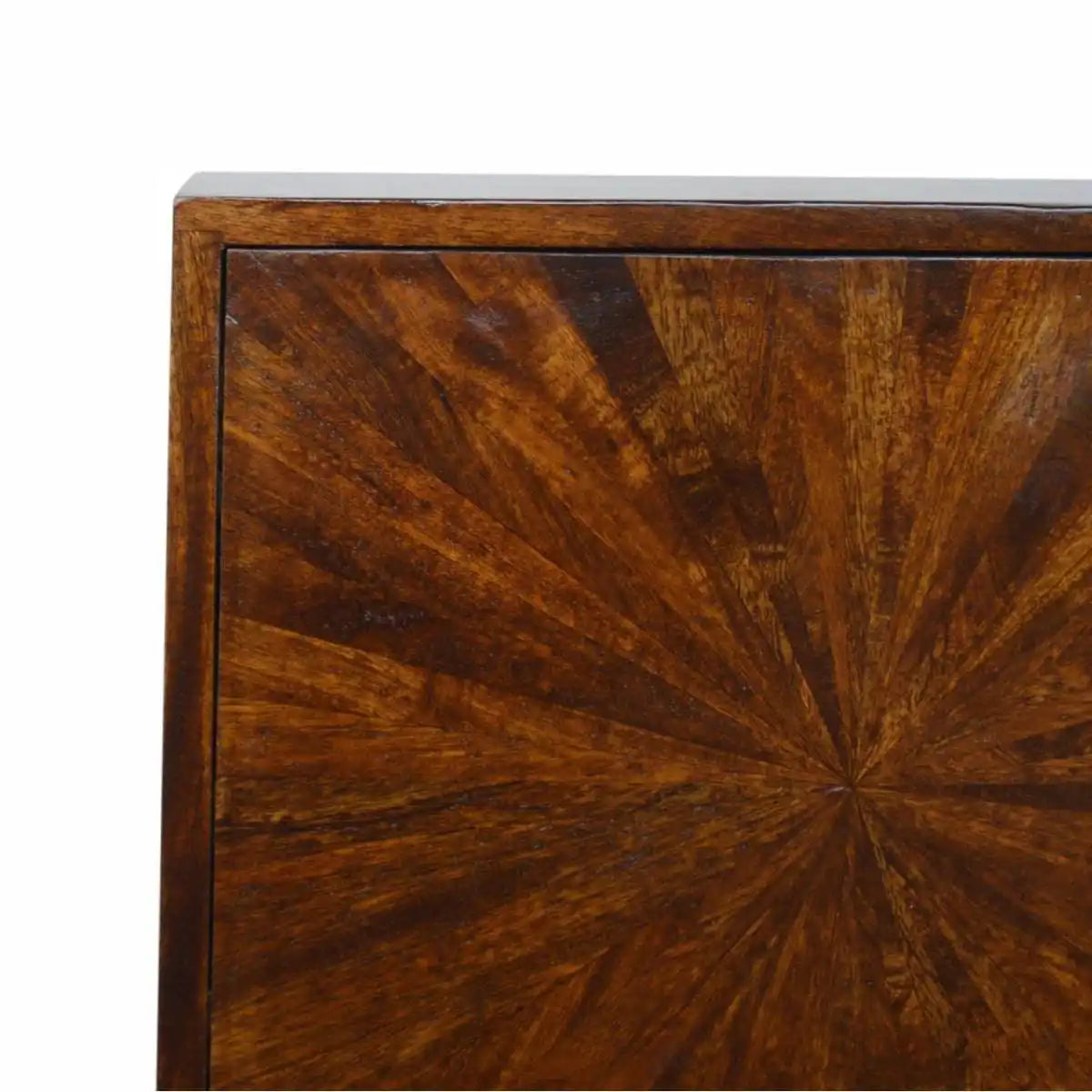 Chestnut Sunrise Door Bedside Table Unit - Price Crash Furniture