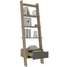 Core Manhattan Bleached Pine Ladder Bookcase - Price Crash Furniture