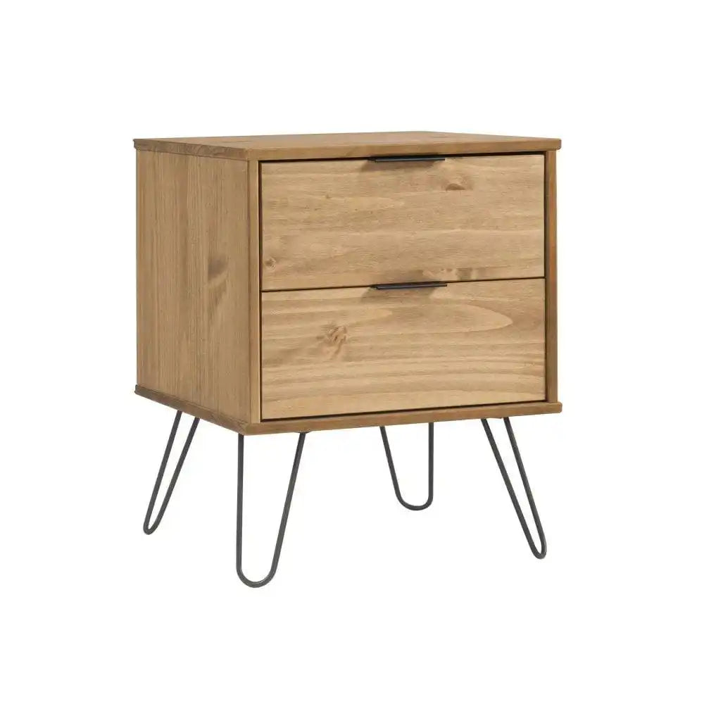 Core Products Augusta 2 Drawer Bedside Cabinet - Price Crash Furniture