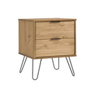 Core Products Augusta 2 Drawer Bedside Cabinet - Price Crash Furniture