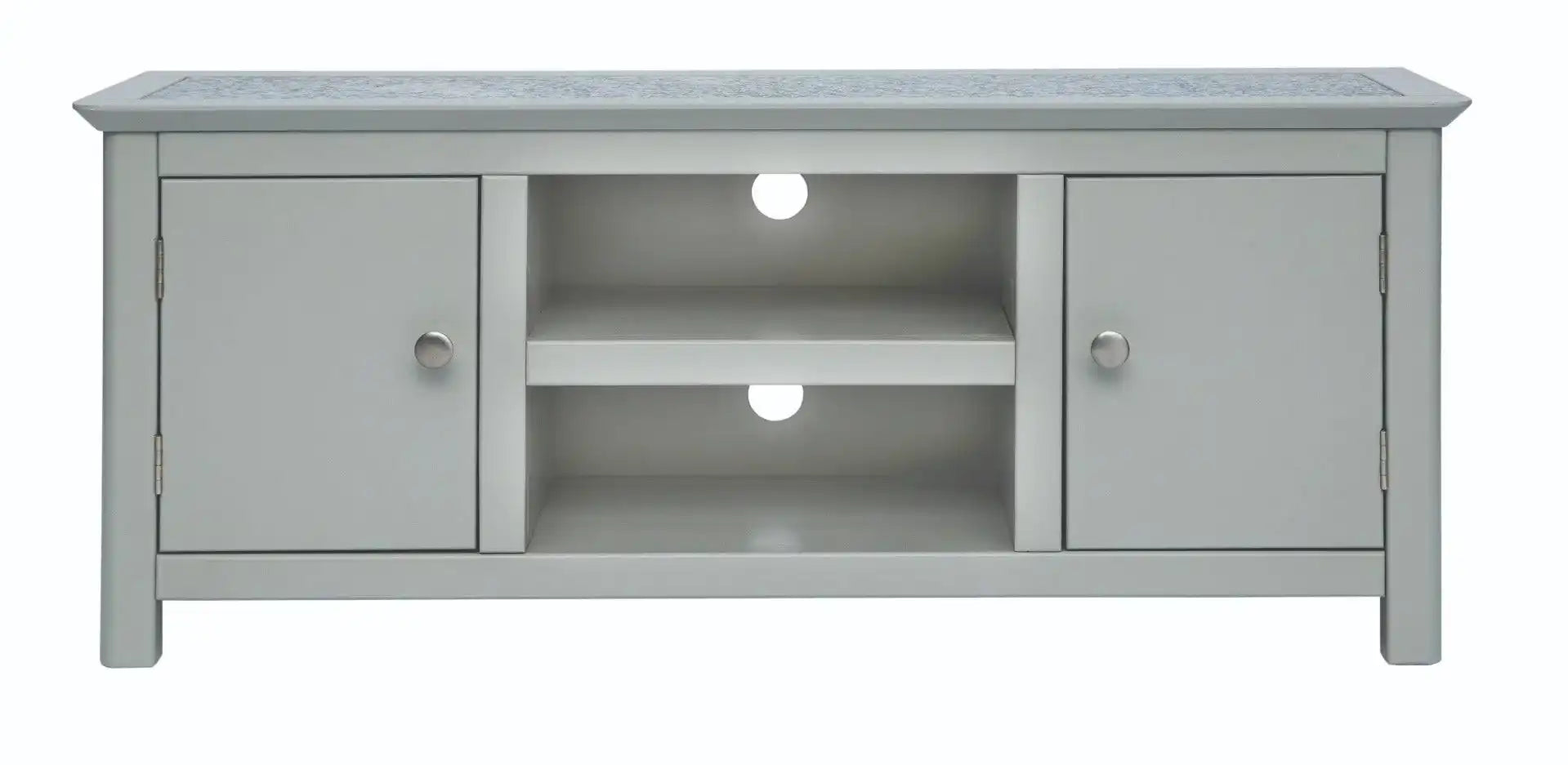 Core Perth Grey Handcrafted 2 Door TV Unit - Price Crash Furniture