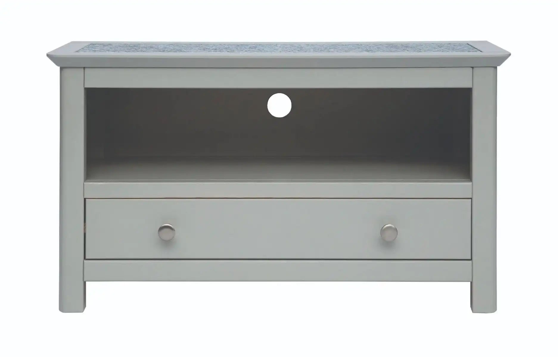Core Products Perth Grey Handcrafted 1 Drawer TV Unit - Price Crash Furniture