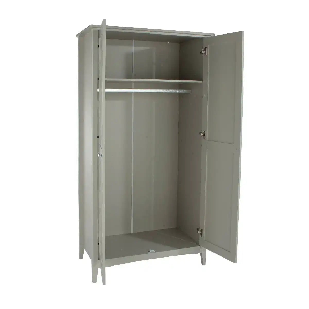 Core Products Como Light Grey 2 door wardrobe - Price Crash Furniture