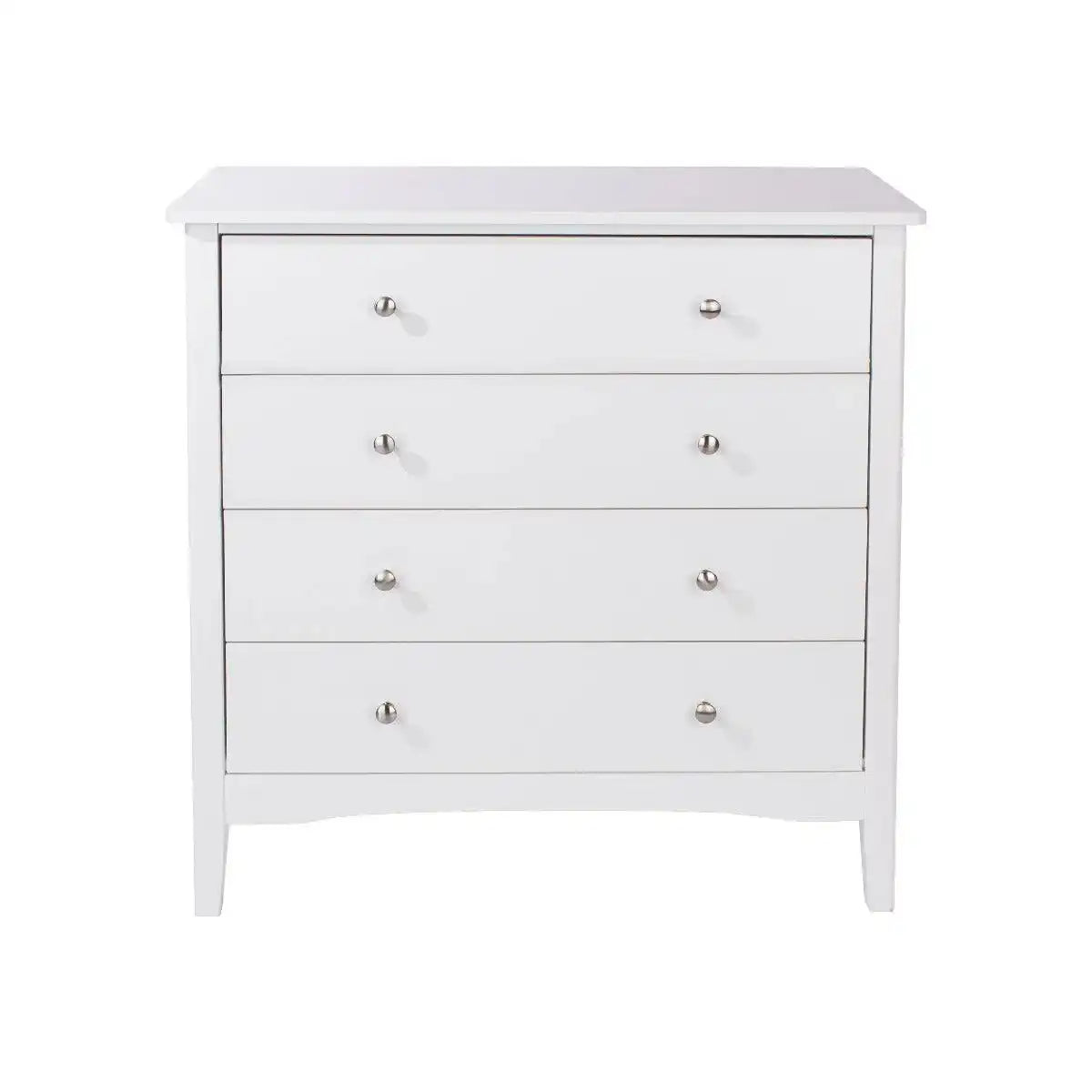 Core Products Como White 4 drawer chest - Price Crash Furniture