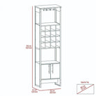 Core Products Brooklyn 2 Door Tall Wine Rack - Price Crash Furniture
